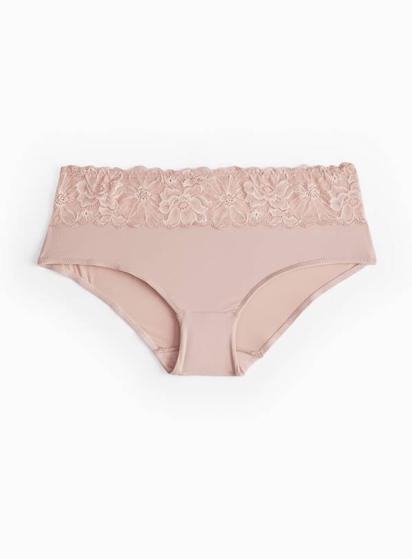 Mink Floral Lace Shorts Knickers  14